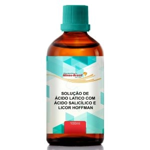 Solução de Ácido Latico Com Ácido Salicílico e Licor Hoffman Com 100Ml