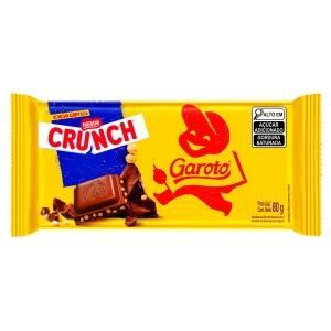 Chocolate Garoto Crunch Tablete 80g