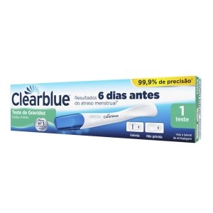 Teste De Gravidez Clearblue Saiba Antes Com 1 Unidade