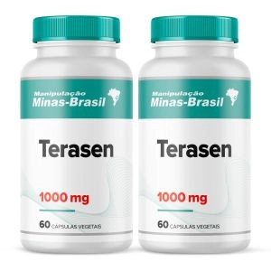 Kit Com 2 Potes Terasen 1000Mg Com 60 Cápsulas Vegetal