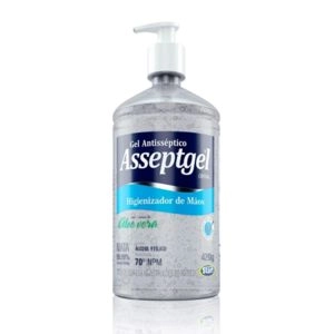 Gel Antisséptico Asseptgel Com Aloe Vera 420g