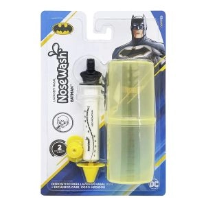 Dispositivo Para Lavagem Nasal Nosewash Batman Seringa 20ml Com Case/Copo Medidor Agpmed
