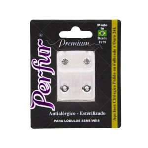 Brinco Perfur Premium Ad Brilhante Aço Inox 803
