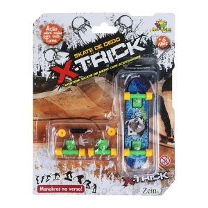 Skate de Dedo X-Trick Sortido Com Acessórios Art Brink