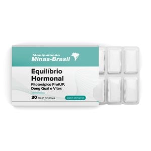 Equilíbrio Hormonal Fitoterápico ProtUP Dong Quai Vitex 30 Balas Morango
