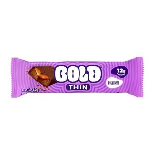 Barra Proteíca Bold Thin Caramelo Crocante 40g