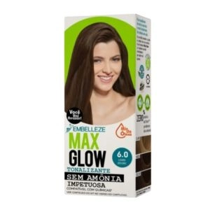Tonalizante Vegano Embelleze Max Glow Impetuosa Louro Escuro 6.0 Sem Amônia