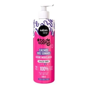 Creme Modelador Forte #todecacho Cachos dos Sonhos 500ml Salon Line