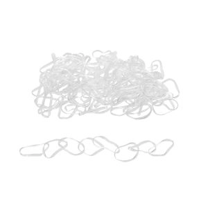 Elástico Silicone para Cabelo Com 200 Unidades Transparente Proart