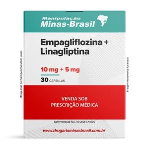 Empagliflozina 10mg + Linagliptina 5mg 30 Cápsulas