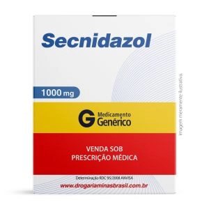 Secnidazol 1000mg Com 4 Comprimidos Genérico Pharlab