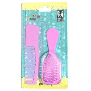 Kit Baby Escova E Pente Marco Boni Ref:0602B