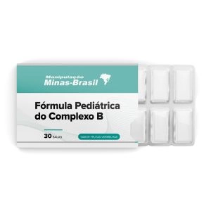 Fórmula Pediátrica do Complexo B 30 Balas Frutas Vermelhas