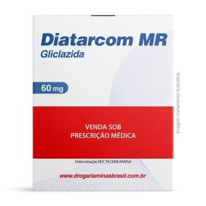 Diatarcom MR Gliclazida 60mg Com 30 Comprimidos Servier