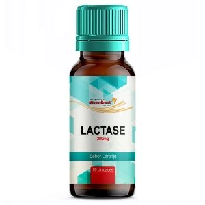Pastilhas De Lactase 200Mg Com 90 Unidades Sabor Laranja