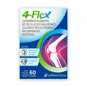 Suplemento Alimentar 4-Flex Com 60 Comprimidos Cellera