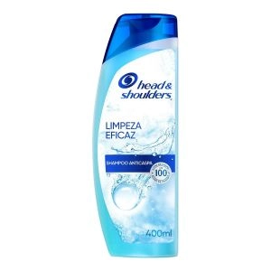 Shampoo Anticaspa Head e Shoulders Limpeza Eficaz Com 400ml