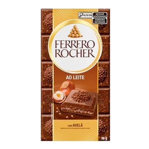 Chocolate Ferrero Rocher Ao Leite com Avelã 90g