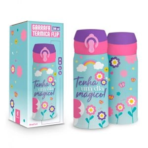 Garrafa Térmica Flip Um Dia Mágico 300ml Brasfoot
