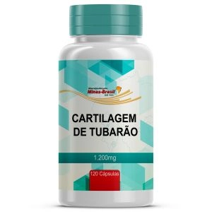 Cartilagem de Tubarão 1.200Mg Com 120 Cápsulas