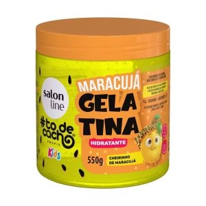 Gelatina Maracujá Hidratante #todecacho Kids Com 550g Salon Line