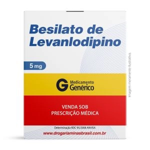 Besilato De Levanlodipino 5mg Com 30 Comprimidos Biolab