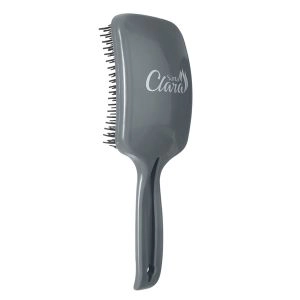 Escova Raquete Flex Anatômica Para Cabelos Prata Ref.: 6377 Santa Clara