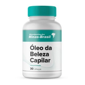 Óleo da Beleza Capilar Com 30 Cápsulas