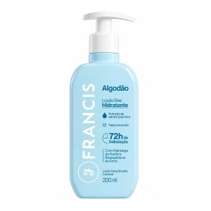Loção Hidratante Algodão Com 200ml Francis