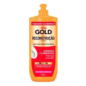 Creme para Pentear Niely Gold Reconstrução Potente Com 500ml