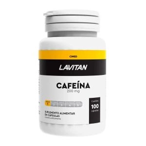 Cafeína 200mg Com 100 cápsulas Lavitan