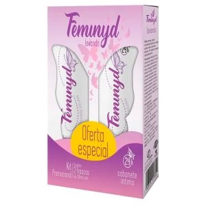 Kit Feminyd Sabonete Íntimo Lavanda 200ml Com 2 Unidades