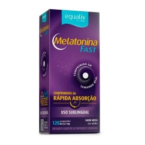 Suplemento Alimentar Equaliv Melatonina 0,21mg com 120 Comprimidos