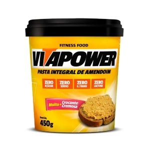 Pasta de Amendoim Crocante Vitapower 450g