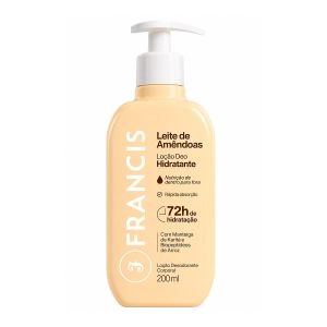 Loção Corporal Hidratante Francis 200ml Leite De Amendoas