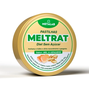 Meltrat Pastilha Mel e Gengibre 28 g Metalab