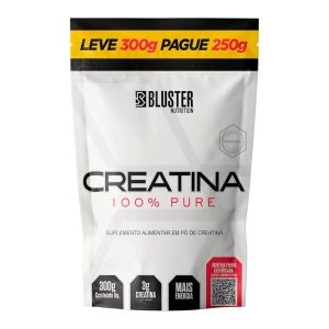 Creatina 100% Pure Micronizada Monohidratada Bluster 300g Refil