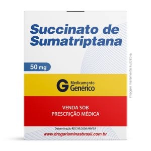 Succinato De Sumatriptana 50mg Com 6 Comprimido Revestido Genérico Biolab