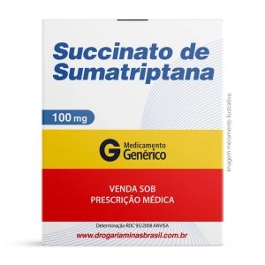 Succinato De Sumatriptana 100mg Com 6 Comprimido Revestido Genérico Biolab