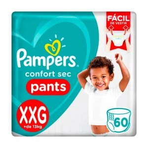 Fralda Pampers Pants Ajuste Total Xxg 60 Unidades
