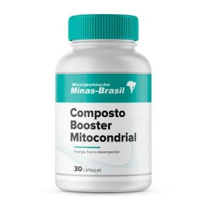 Composto Booster Mitocondrial Com 30 Cápsulas