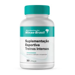 Suplementação Esportiva Treinos Intensos 30 Cápsulas