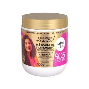 Máscara de Tratamento SOS Cachos De Repente Pronta 500g Salon Line