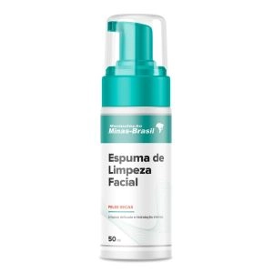 Espuma De Limpeza Facial Para Pele Seca 50ml