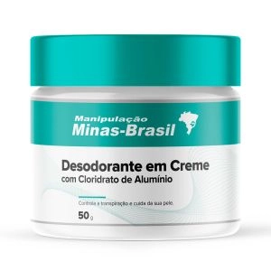 Desodorante Em Creme Com Cloridrato De Alumínio 50G