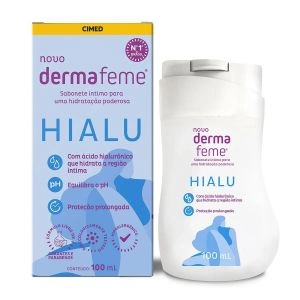 Sabonete Intimo Liquido Dermafeme Acido Hialuronico 100Ml Cimed