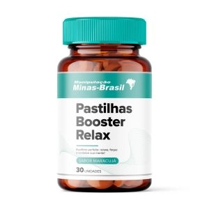 Pastilhas Booster Relax Sabor Maracujá 30 Unidades