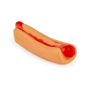 Brinquedo Vinil Hot Dog 14cm Tex