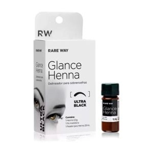 Kit Glance Henna 3,5g Ultra Black Rare Way