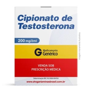 Cipionato De Testosterona 200mg/2ml Com 3 Ampolas De 2ml Cifarma